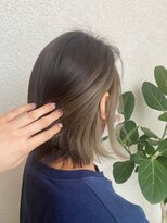 ムード(mood)&nbsp;小麦粉カラーとアルカリカラーで作るインナーカラー