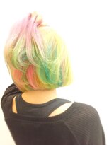 ビューティ スタジオ モッズ 渋谷(beauty studio M.O.D shibuya)&nbsp;パステルレインボーカラー