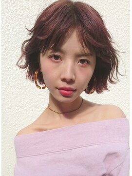 パーク(PAAQ) 【田中　智大】　切りっぱなしボブ×Rabbit ＢＯＢ×pink