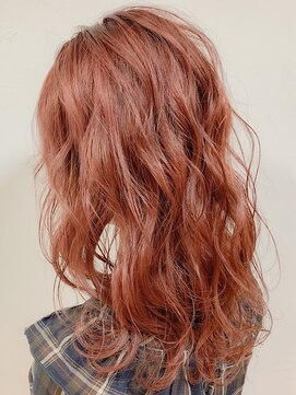 リアクト 池袋(Re:act) 1ブリーチくすみチェリーレッドウェーブ【Re:act池袋/池袋西口】