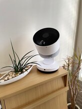 ３６０度回る温風も出るサーキュレーター◎