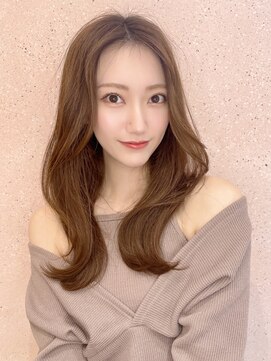 ルームバイシー 新宿(Loom. by Sea) 2wayバングの韓国風くびれロング/似合わせカット【Loom.林】