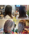表面ハイライト＋フルカラー＋似合わせカット