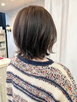 キャアリー(Caary)&nbsp;福山市美容室Caary人気 肩ラインのレイヤーミディアムボブ