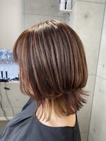 アグ ヘアー キートス 北習志野店(Agu hair kiitos) ピンクハイライトボブウルフ