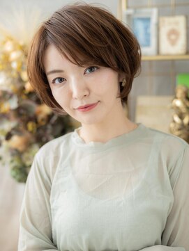 カバーヘア ブリス 志木南口駅前店(COVER HAIR bliss) アシンメトリーナチュラルマッシュショートa志木20代30代40代