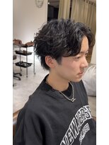 堺鳳 ミント(Mint.) 20代 30代 40代波巻き束感ショートアップバングコンマヘア