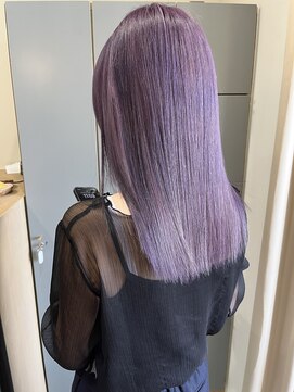 ティム(tim) 色落ち楽しみなパープルカラー