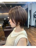 【畑中正敏】20代30代40代◎小顔丸みくびれショート、ボブ