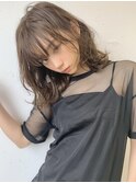 大人可愛いミディアムウルフ　ボブウルフ　ウルフカット