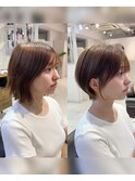 【畑中正敏】丸みショート/小顔ショート/ひし形ショート