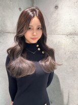 ロンドメリア 天神大名店(Lond Melia) ★小顔に見せるヘアワンレンレイヤー黒髪カタログネビージュ艶髪