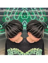 メンズサロン キング 梅田店(Men’s salon K!ng)&nbsp;波巻きツイストスパイラルパーマ/フェザーパーマ/眉毛/メンズ