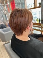 スタジオ アルファプラス 日暮里店(studio α+)&nbsp;ステップボーンカットカットボブショートハイライト白髪ぼかし