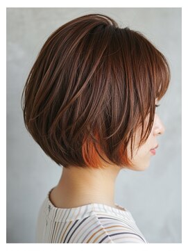 スムーズ 北千住(smoos’) ショートボブ　インナーカラー[北千住]