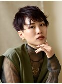 大人モードのショートスタイル　【こっくりカラー】