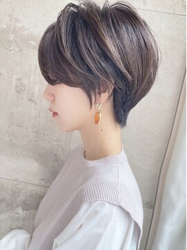 グランド(GRAND) ショートボブ髪型20代30代40代50代前髪あり前髪無し面長丸顔
