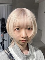 アドネ プライム(adne prime)&nbsp;ホワイトベージュ/ウルフカット/クラゲヘア