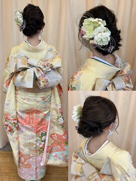 ヘアーメイク ツインズ(Hair Make TWINS) アップスタイルで華やかな印象に