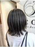 アンブレラカラー×白髪をデザイン