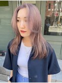 ブリーチデザイン♪ハイトーンピンクベージュ【Hikaru】