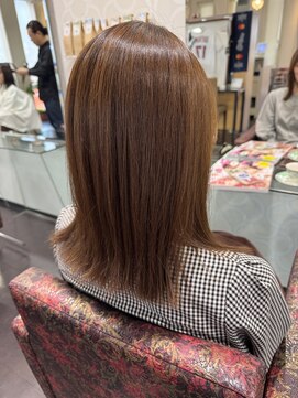 キャパジャストヘアー(CAPA just hair) 【酸性ストレート】で自然な艶とまとまりを