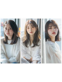 オープン記念☆【当日・新規限定】カット+カラー+15分ヘッドスパ ￥6,900