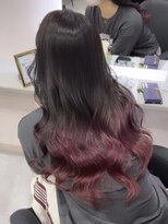 リトバイトゥルークリエイション 大宮(Re:to by True Creation)&nbsp;【外国人風】グラデーション×ワインレッド