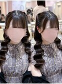 くるりんぱハーフツイン