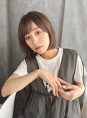 大人っぽショートボブ×アッシュカラー