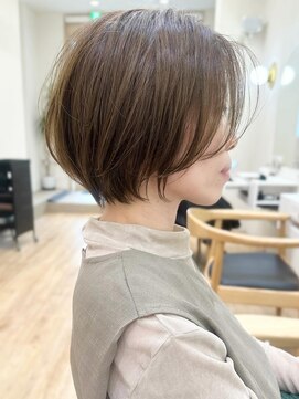 セイドット リー(Say. Ree) say.ショートボブひし形ショートダークレッドデザインカラー