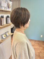 サイン ハニー(Sign honey) 白髪ぼかしハイライトショート