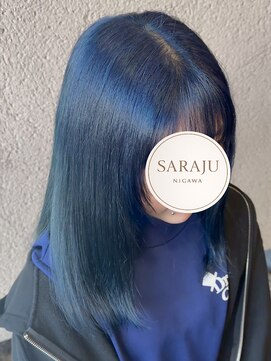 サラジュ 仁川店(SARAJU) 【Wカラー特化】森山担当 ブリーチあり×ブルー