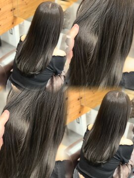 ロックス バイ マグ 松本(rocks BY MAG) 10代20代イエベブリーチ無しワンカラー透明感オリーブグレージュ