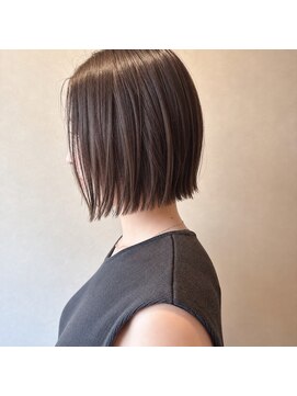 エル(el.) #切りっぱなしボブ　#ルフレカラー　#N.