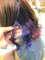 ハーツヘアーズ 五日市店(HEARTS hair's)&nbsp;インナーカラー　　レインボーカラー