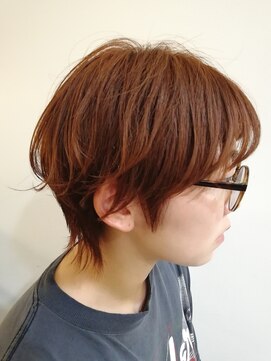 リヴ ヘアーサロン(LiV HAIR SALON) ショートマッシュウルフ×ベージュ