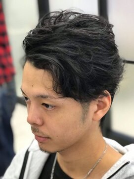 グランシュ 青葉台店(GranCieux) 黒髪×アップバンクショート