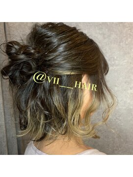 ヴィー ヘアー ファッション バー(VII hair.fashion.bar) 簡単ハーフアップ