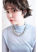 wave　perm　shortBob