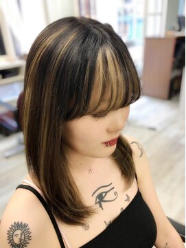 ナチュラルコントロール(Natural Control) 【個性派】ハイライト&ミストバング/インナーカラー