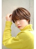 【DaVin中目黒】耳かけショート カーキベージュ 20代30代40代☆