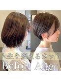 イヤリングカラーで垢抜ける☆貴方に似合わせショートカット
