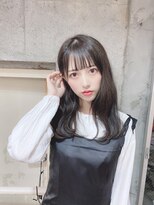 サロンドミルク 原宿(salon de MiLK)&nbsp;【salon de MiLK 原宿】大人かわいい耳かけグレージュ