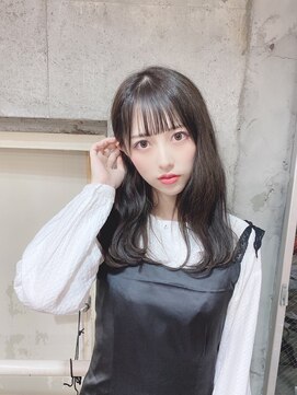 サロンドミルク 原宿(salon de MiLK) 【salon de MiLK 原宿】大人かわいい耳かけグレージュ