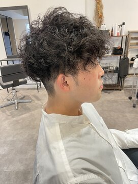 ナンバー(number+) 20代30代韓流☆スパイラルパーマショートマッシュ