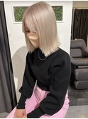ハイトーングレージュカラー　　ミルクティーベージュ