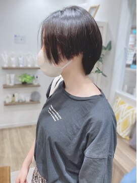 モリオフロムロンドン 松戸店(Morio from London) 【松戸 岩口】伸ばしかけ黒髪ハンサムショート