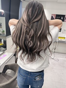 キング 梅田(K!ng) 梅田ハイライトカラー梅田美容室梅田シールエクステ