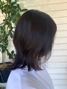 ラコスタ(LaCosTa) ブラック外はねウェーブスタイルサラ髪トリートメント